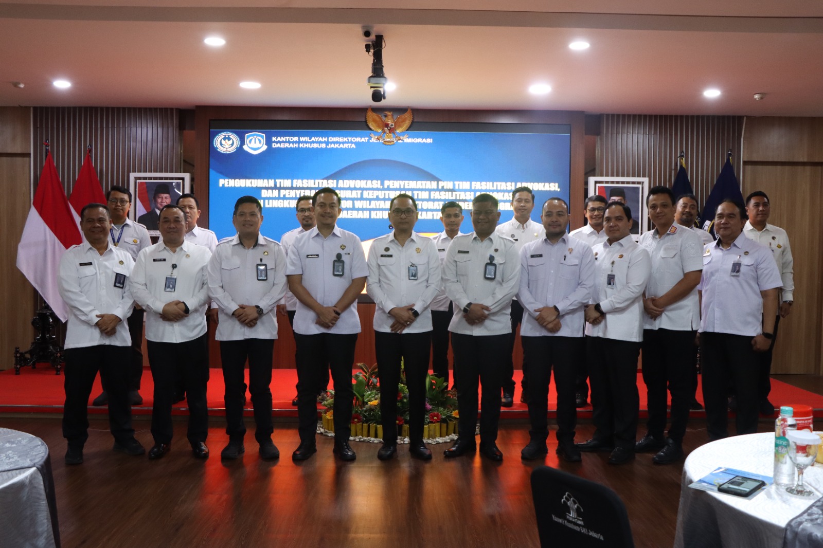 Kantor Imigrasi Jakarta Pusat - Dari Pengukuhan Menuju Pengabdian. Tim Fasilitasi Advokasi Siap Wujudkan Layanan Publik Berkeadilan