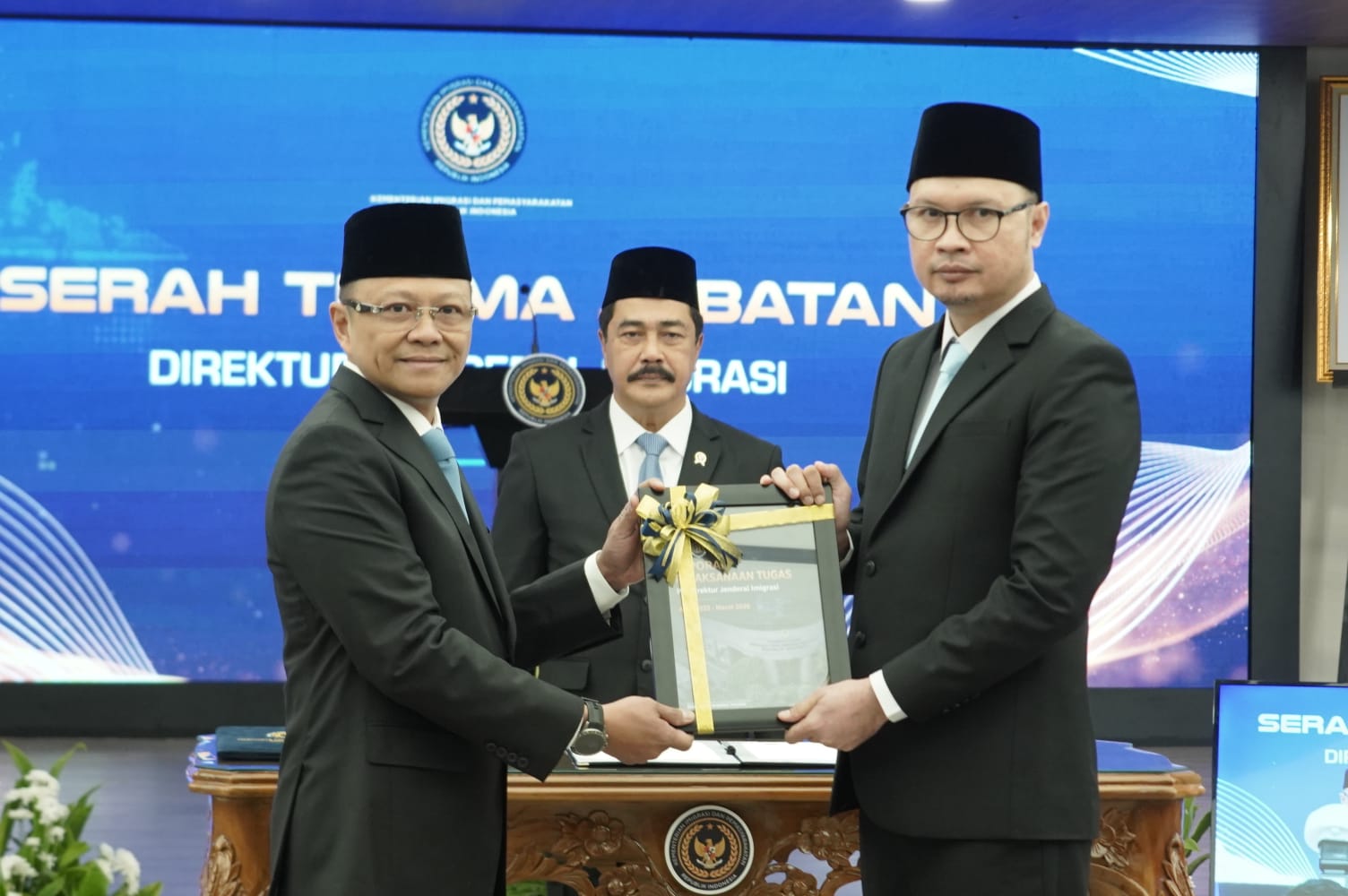 Kantor Imigrasi Jakarta Pusat - Menteri Imipas Lantik Dirjen Imigrasi serta Staf Ahli Menteri Bidang Pelayanan Publik dan Reformasi Hukum