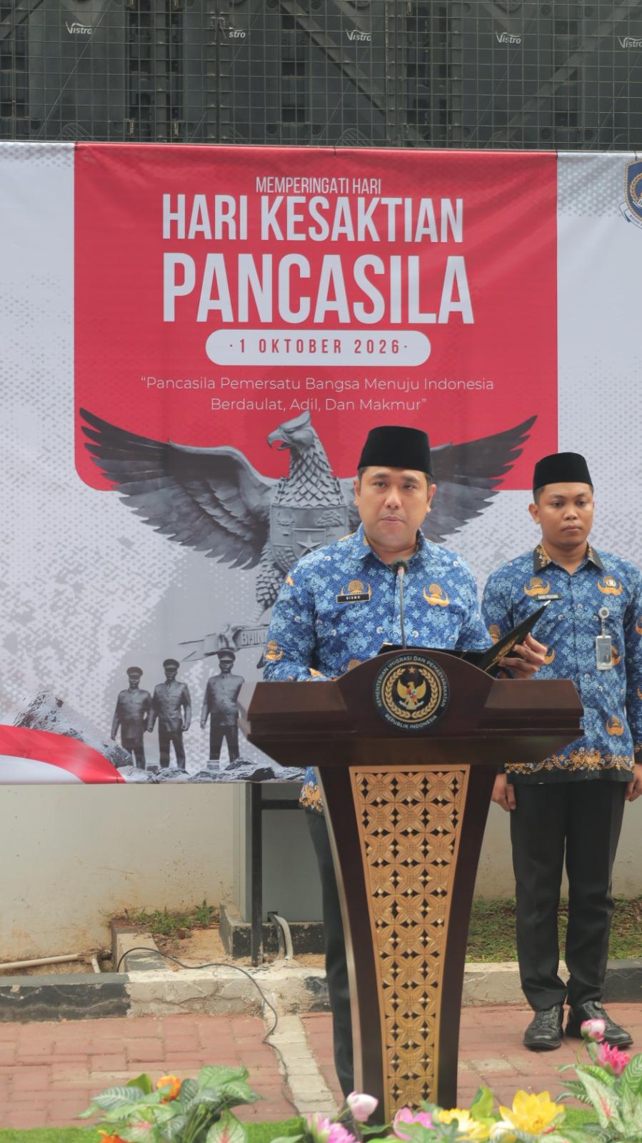 Kantor Imigrasi Jakarta Pusat - Kantor Imigrasi Jakarta Pusat Gelar Upacara Peringatan Hari Kesaktian Pancasila